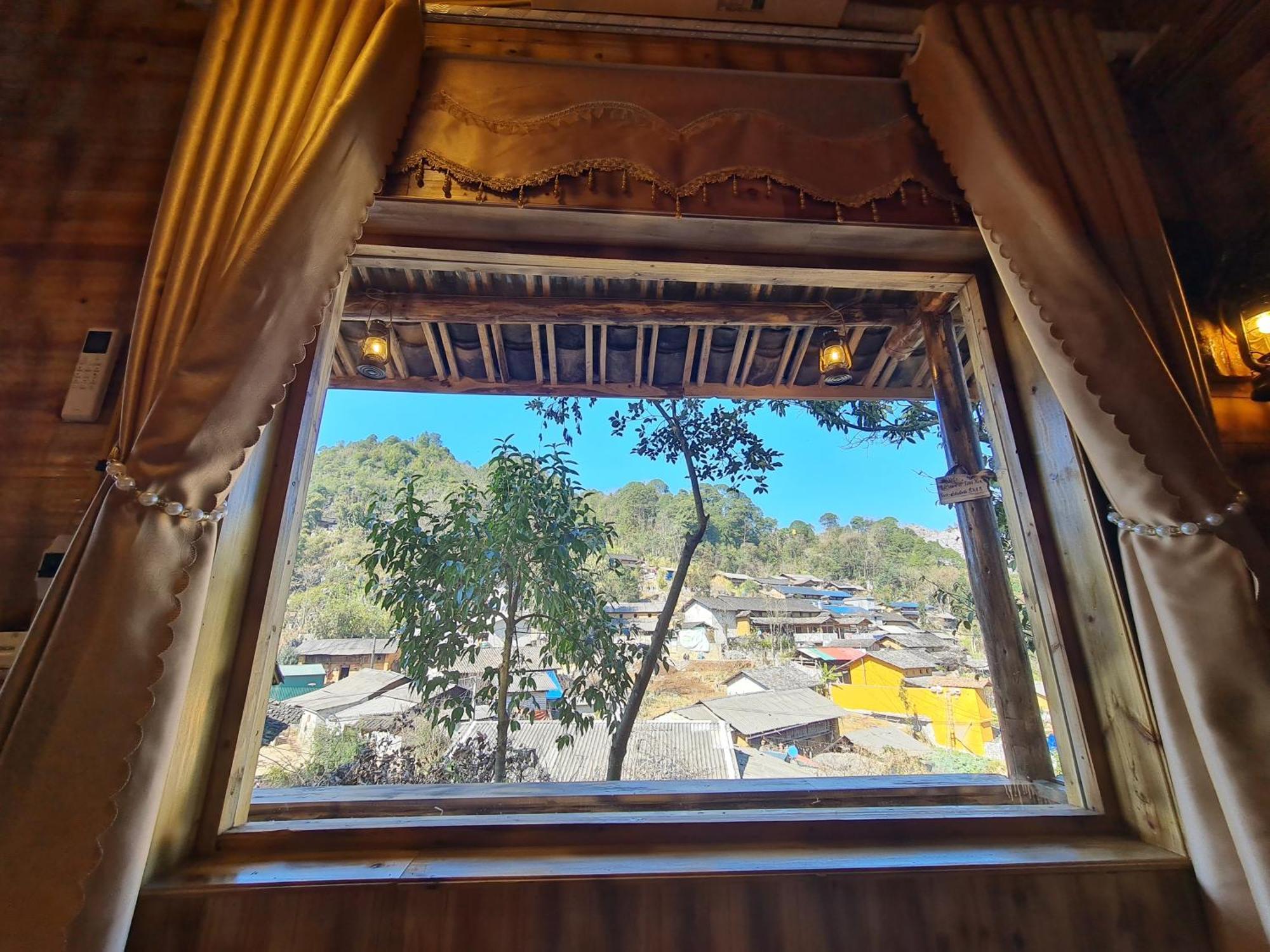 Nha Co Lao Xa Homestay Hmong & Bungalow Air Conditioner دونغ فان المظهر الخارجي الصورة